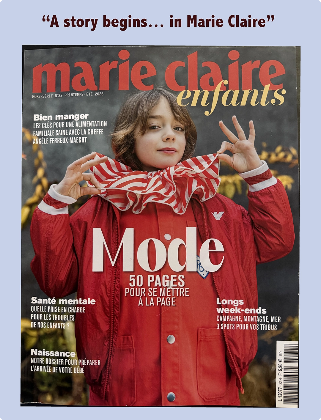 marie claire enfant article mamai couture 